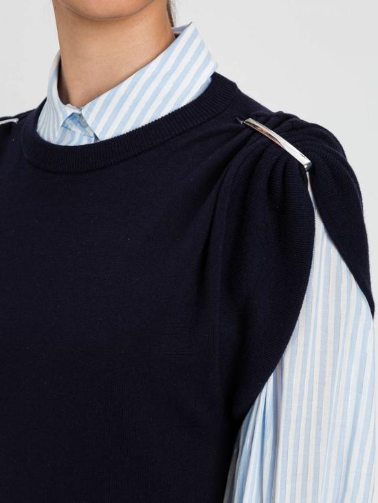26SS 트윈셋 미디 원피스 261TE3011 13172 Blue - TWINSET