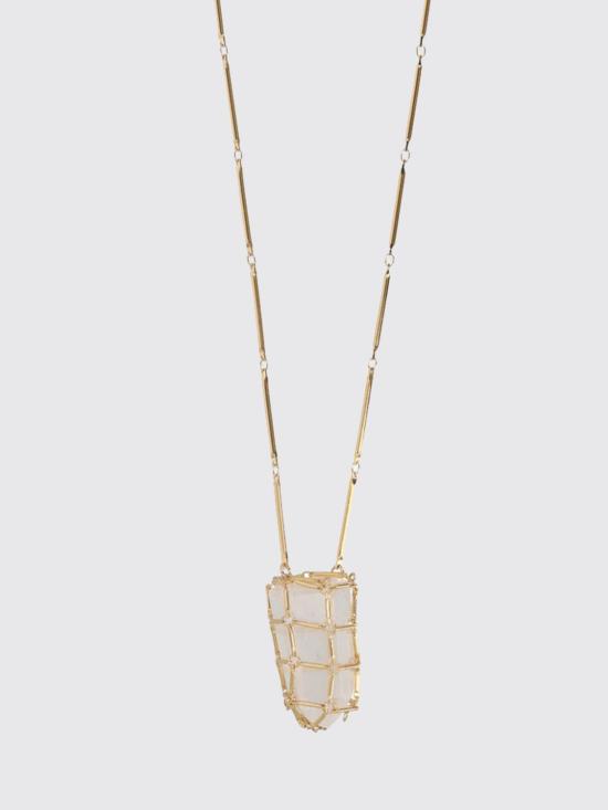 26SS 이자벨마랑 락 크리스탈 네클리스 펜던트 네크리스 SA0021FAD2B03B 00TR Gold - ISABEL MARANT