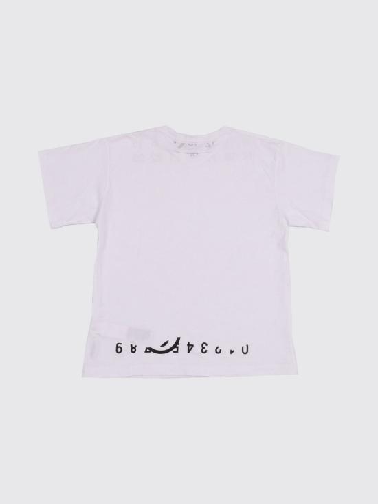 26SS [키즈] MM6 메종마르지엘라 티셔츠 M60986KMM02Y M6100 White - MM6 MAISON MARGIELA