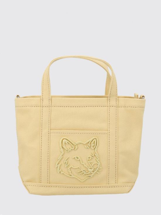26SS 메종키츠네 폭스 헤드 미니 토트백 MW05106WW0107 0425 Beige