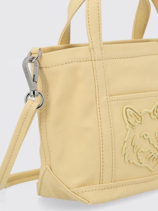 26SS 메종키츠네 폭스 헤드 미니 토트백 MW05106WW0107 0425 Beige - MAISON KITSUNE