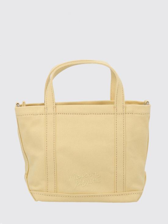26SS 메종키츠네 폭스 헤드 미니 토트백 MW05106WW0107 0425 Beige - MAISON KITSUNE