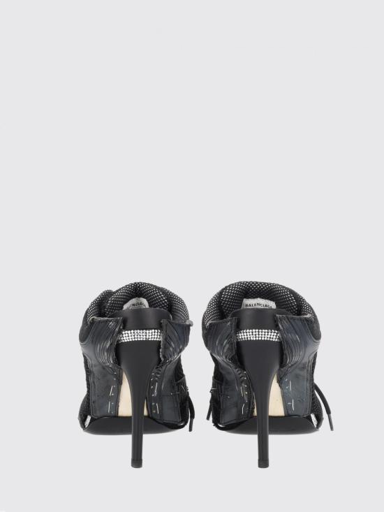 26SS 발렌시아가 스테이플러 샌들 힐 853765WSPLH 1000 Black - BALENCIAGA
