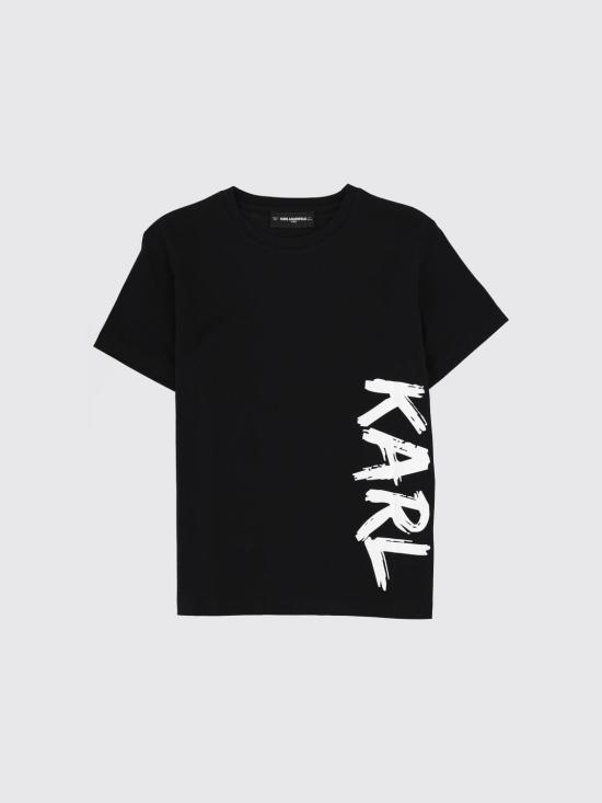 26SS [키즈] 칼라거펠트 티셔츠 Z31095 09B Black