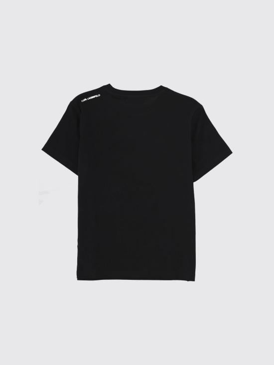 26SS [키즈] 칼라거펠트 티셔츠 Z31095 09B Black - KARL LAGERFELD