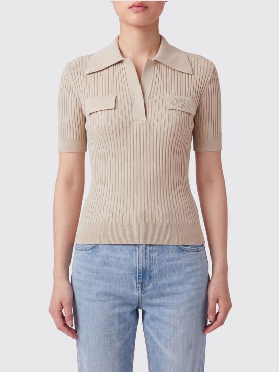 26SS 파투 폴로 티셔츠 KN3418094 124B Beige