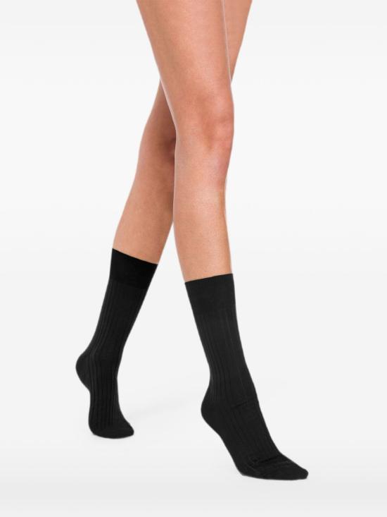 26FW 월포드 양말450437005 BLACK - WOLFORD