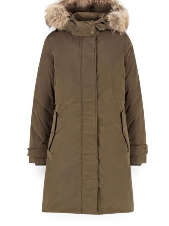 25FW 울리치 그레이스 피치드 폴리 파카 CFWWOU2044FRUT5092UT5092614 DARK GREEN - WOOLRICH