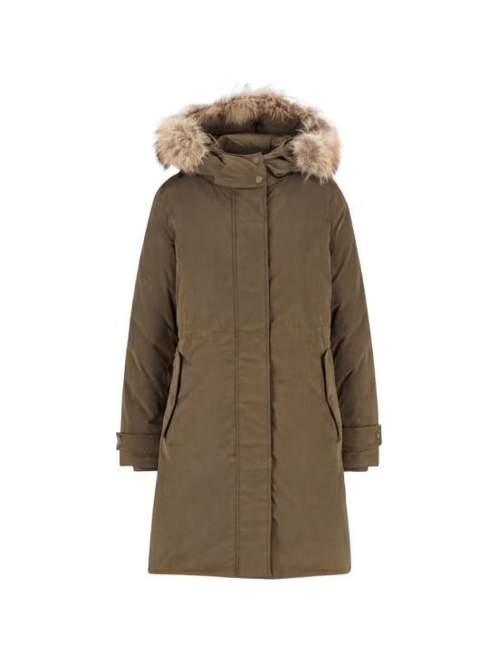 25FW 울리치 그레이스 피치드 폴리 파카 CFWWOU2044FRUT5092UT5092614 DARK GREEN - WOOLRICH