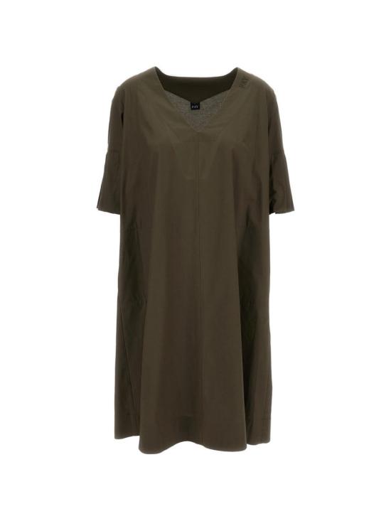 26SS 페이 미디 원피스 N8WE252601SZDHV613 Olive green