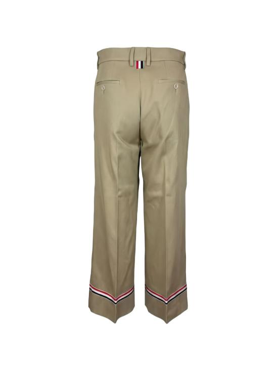 26SS 톰브라운 스트레이트 팬츠 FTC519F0175250 KHAKI - THOM BROWNE