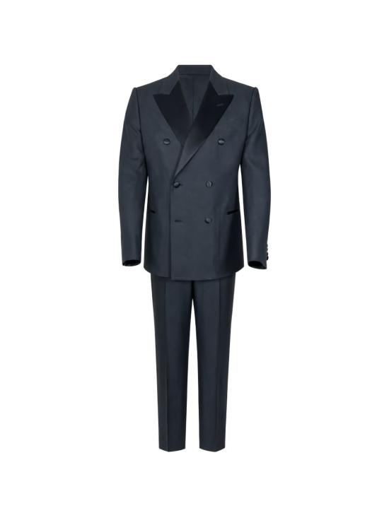 26SS 조르지오 아르마니 수트 세트 EM005782TE19392UC001 Navy blue - GIORGIO ARMANI