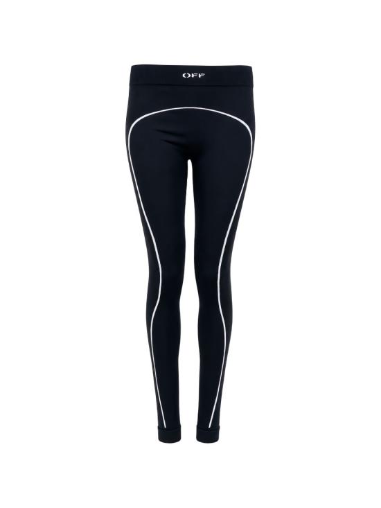 26SS 오프화이트 레깅스 OWVV01EC99NI0011001 BLACK WHITE - OFF WHITE