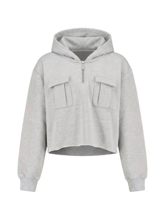 26SS 오프화이트 후드 티셔츠 OWBB06BS26FLE0010509 GREY MELANGE - OFF WHITE
