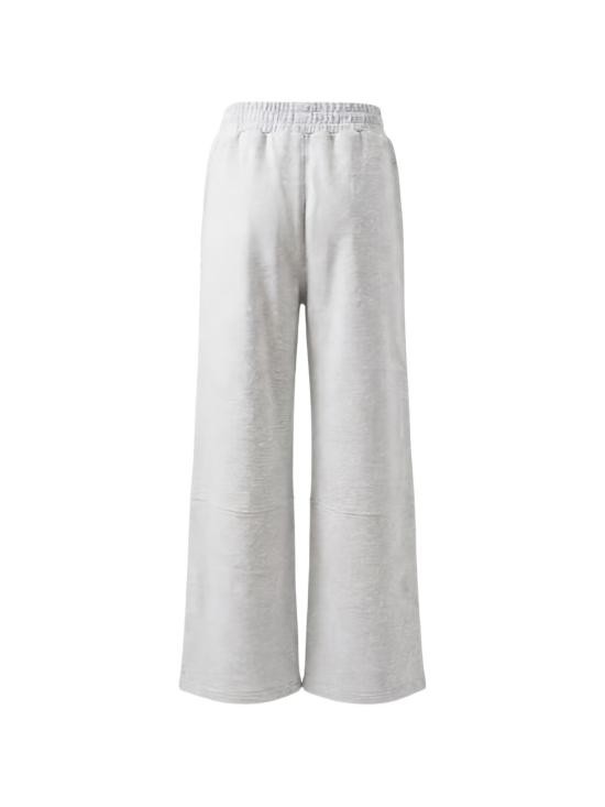 26SS 오프화이트 스트레이트 팬츠 OWCH026S26FLE0010509 GRAY MELANGE - OFF WHITE