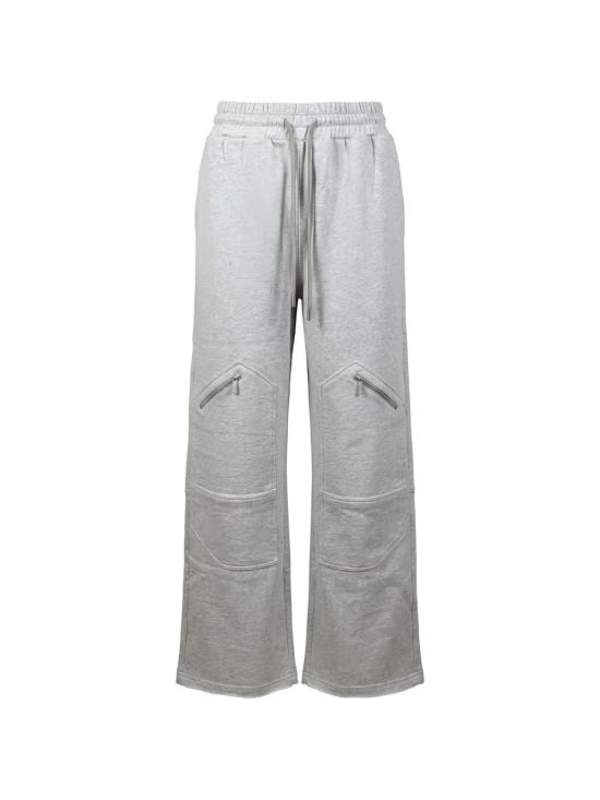 26SS 오프화이트 스트레이트 팬츠 OWCH026S26FLE0010509 GRAY MELANGE - OFF WHITE