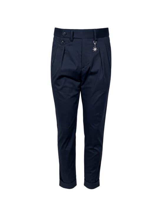 26SS 마뉴엘리츠 스트레이트 팬츠 4032P166826312389 Navy blue - MANUEL RITZ
