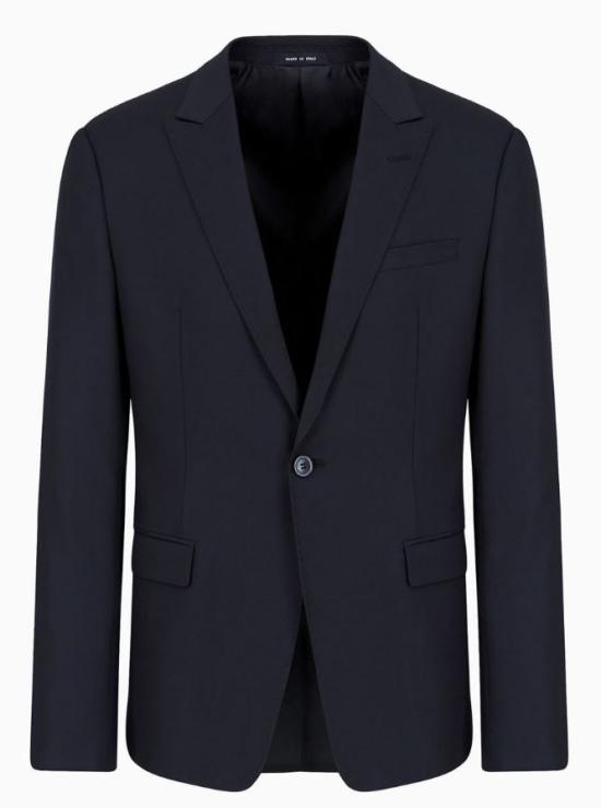 25FW 엠포리오 아르마니 수트 자켓 EM001974TE10155UB081 Navy blue