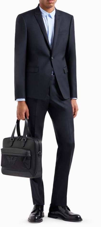 25FW 엠포리오 아르마니 수트 자켓 EM001974TE10155UB081 Navy blue - EMPORIO ARMANI