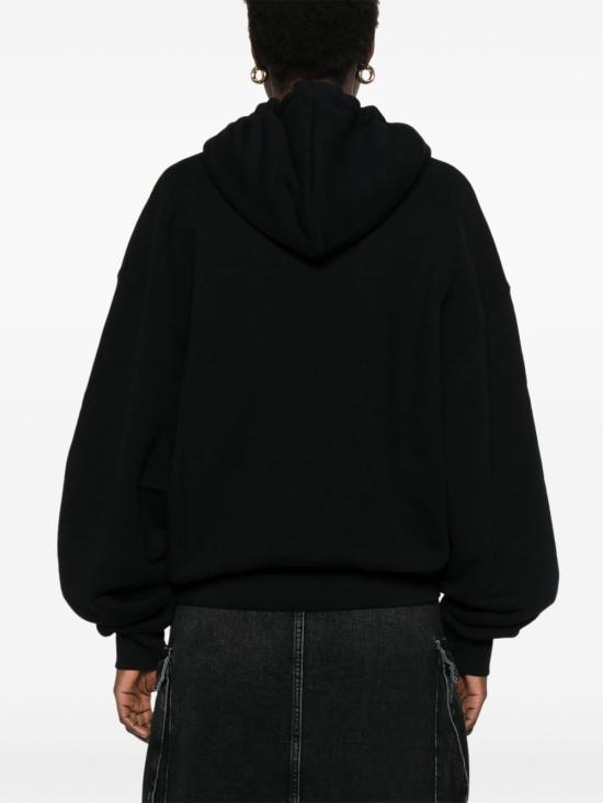 25FW 오프화이트 빅 부키시 스케이트 후디 OWBB058C99FLE0011001 Black - OFF WHITE