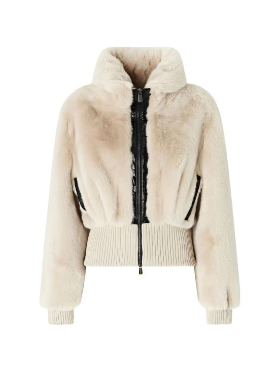 26FW 핑코 무스탕 107040BAGELSA3E7C32 BEIGE - PINKO