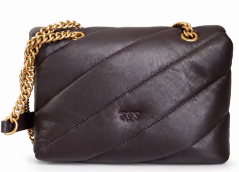 26FW 핑코 토트백 100039LOVEPUFFMINIA0F2M12Q MARRONE - PINKO