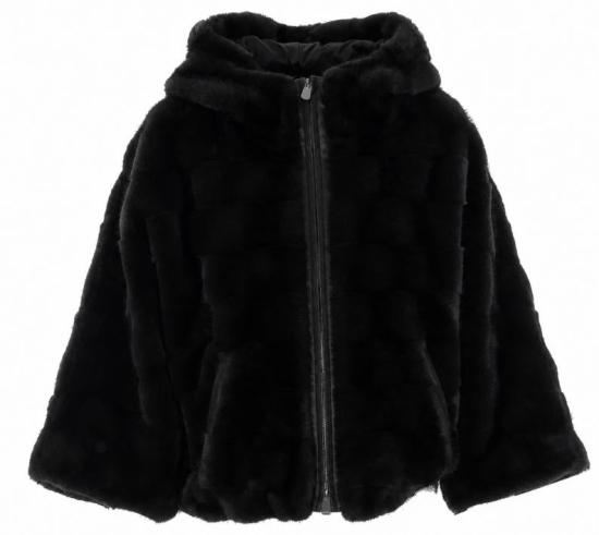26FW 핑코 무스탕 107054CADETIAA3C5Z99 NERO