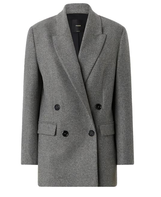 26FW 핑코 수트 자켓 106099AMORAA2ZUI76 GRIGIO