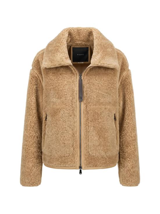 26FW 핑코 무스탕 107167CAMPSISA3FJD91 BEIGE - PINKO