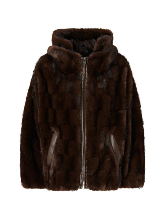 26FW 핑코 무스탕 107054CADETIAA3C5M11 MARRONE - PINKO