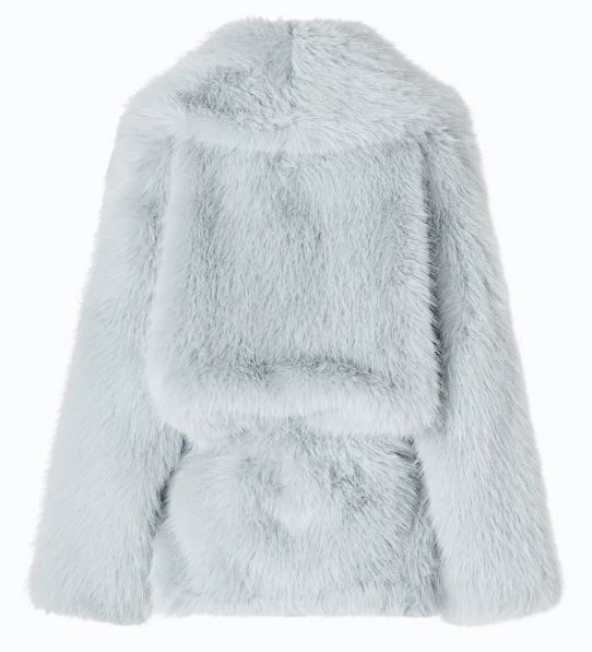 26FW 핑코 무스탕 107181BEGONIAA3FUE22 AZZURRO - PINKO