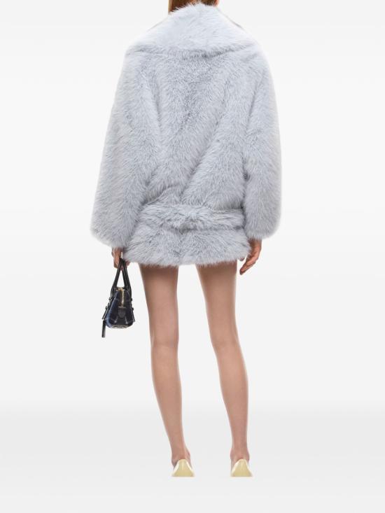 26FW 핑코 무스탕 107181BEGONIAA3FUE22 AZZURRO - PINKO