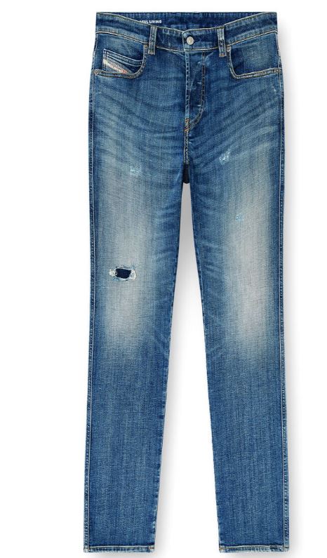 26FW 디젤 데님 팬츠 A1579709P4401 Blue