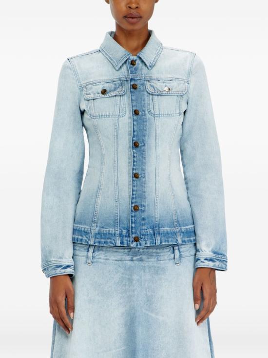 26FW 디젤 데님 자켓 A24150007EE01 Light blue - DIESEL