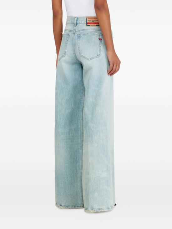 26FW 디젤 스트레이트 팬츠 A036240KBBX01 Light blue - DIESEL