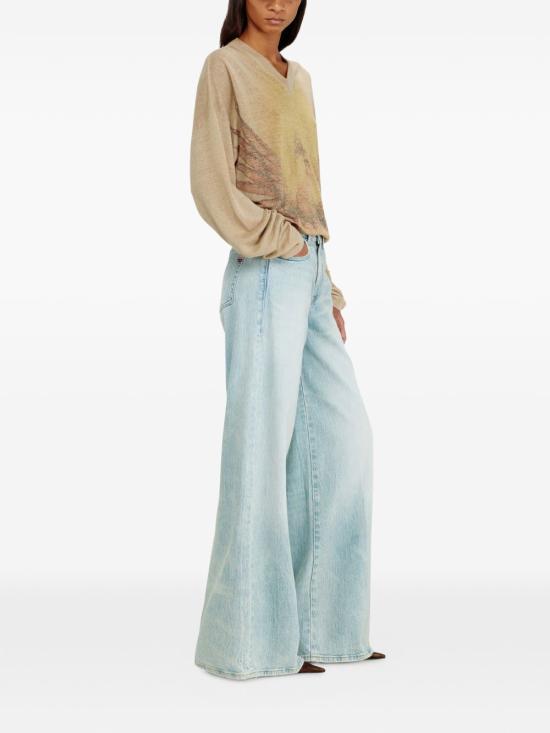 26FW 디젤 스트레이트 팬츠 A036240KBBX01 Light blue - DIESEL