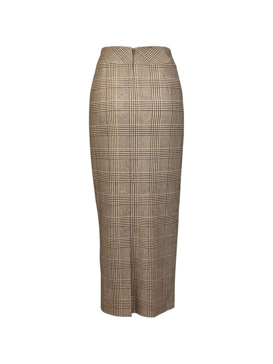 25FW 디익스테리어 미디 스커트 6184220WEN WENGE - D. EXTERIOR