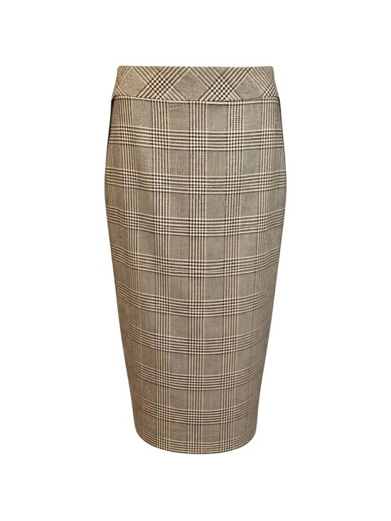 25FW 디익스테리어 미디 스커트 6184220WEN WENGE - D. EXTERIOR