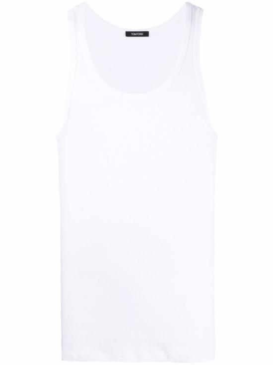 26FW 톰포드 민소매 티셔츠 T4D101210100 WHITE