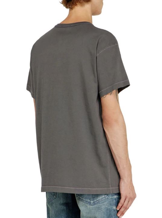 26FW 디젤 T-Norm Iod 반팔 티셔츠 A202970JMBB96H Grey - DIESEL