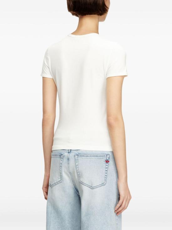26FW 디젤 t-uncutieslong-od 반팔 티셔츠 A199170AHQH141 Cream - DIESEL