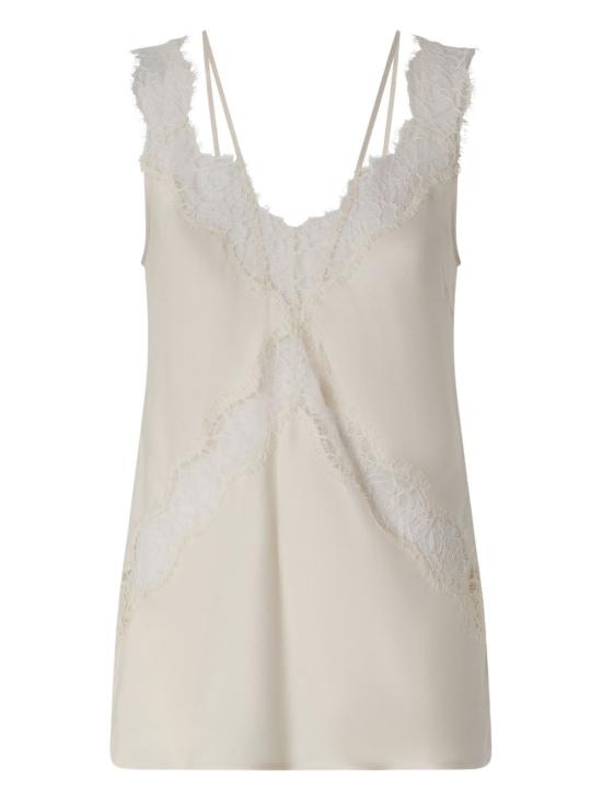 26SS 핑코 민소매 티셔츠 106623A385P97 Beige - PINKO