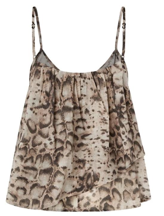 26SS 핑코 민소매 티셔츠 106868A3APCZ9 BEIGE NERO - PINKO