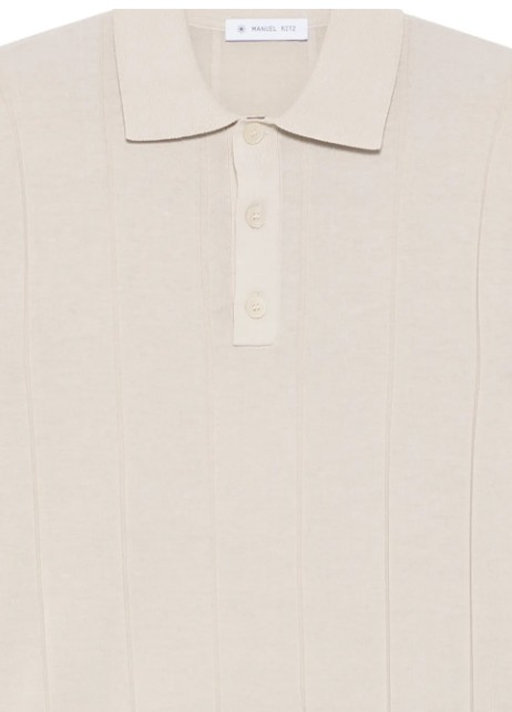 26SS 마뉴엘리츠 폴로 티셔츠 4032M50826331223 Beige - MANUEL RITZ