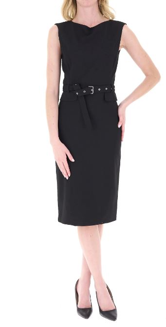 26FW 핑코 미디 원피스 107265ACALYPHAA3DAZ99 NERO - PINKO