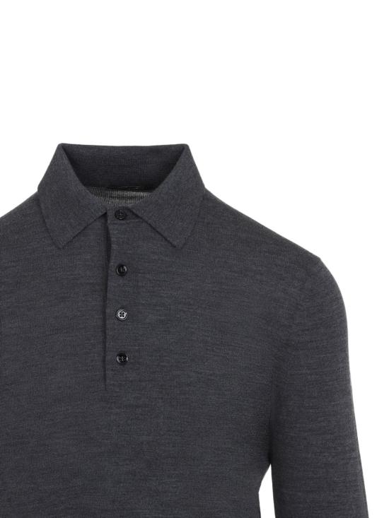 25SS 톰포드 반팔 티셔츠 BFM09TFK132K07 DARK GREY MELANGE - TOMFORD