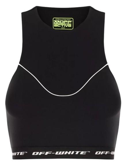 26SS 오프화이트 트레이닝 티셔츠 OWVO05QS26JER0011001 BLACK WHITE