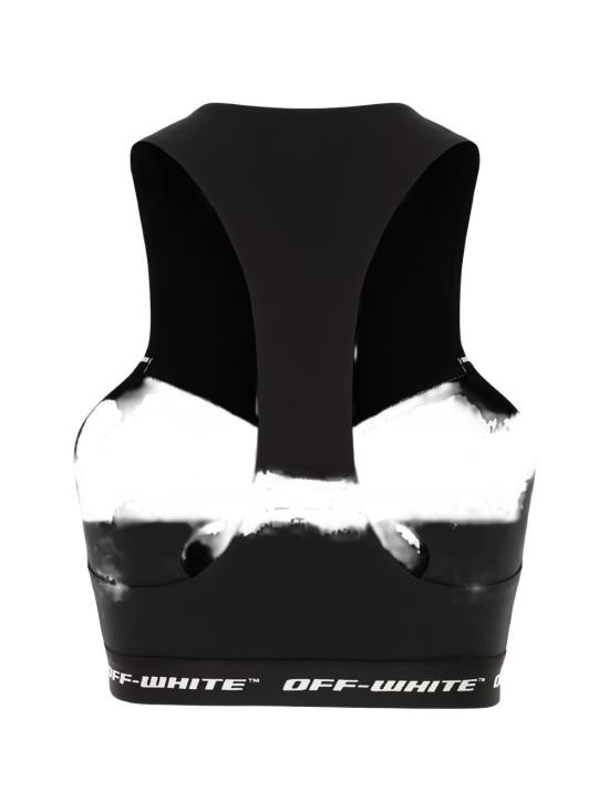 26SS 오프화이트 트레이닝 티셔츠 OWVO05QS26JER0011001 BLACK WHITE - OFF WHITE