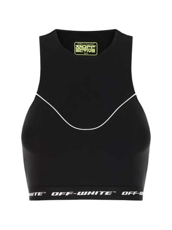 26SS 오프화이트 트레이닝 티셔츠 OWVO05QS26JER0011001 BLACK WHITE - OFF WHITE