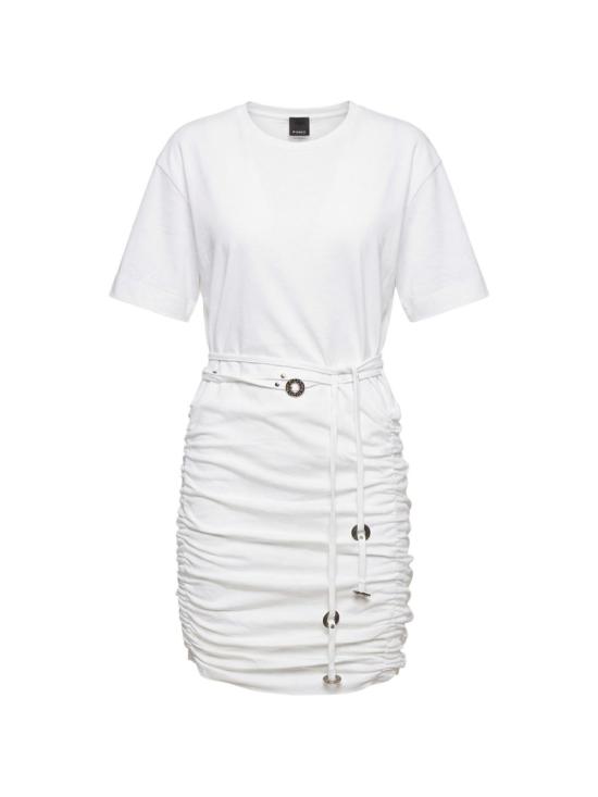 26SS 핑코 숏 원피스 106909A3ARZ04 BIANCO - PINKO